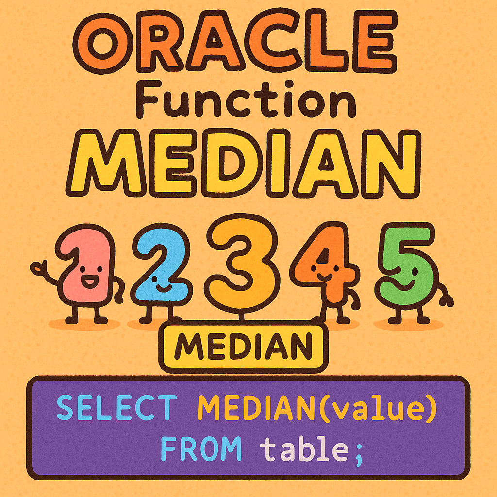 오라클 MEDIAN() vs AVG(): 중간 값과 평균 값 차이 이해하기