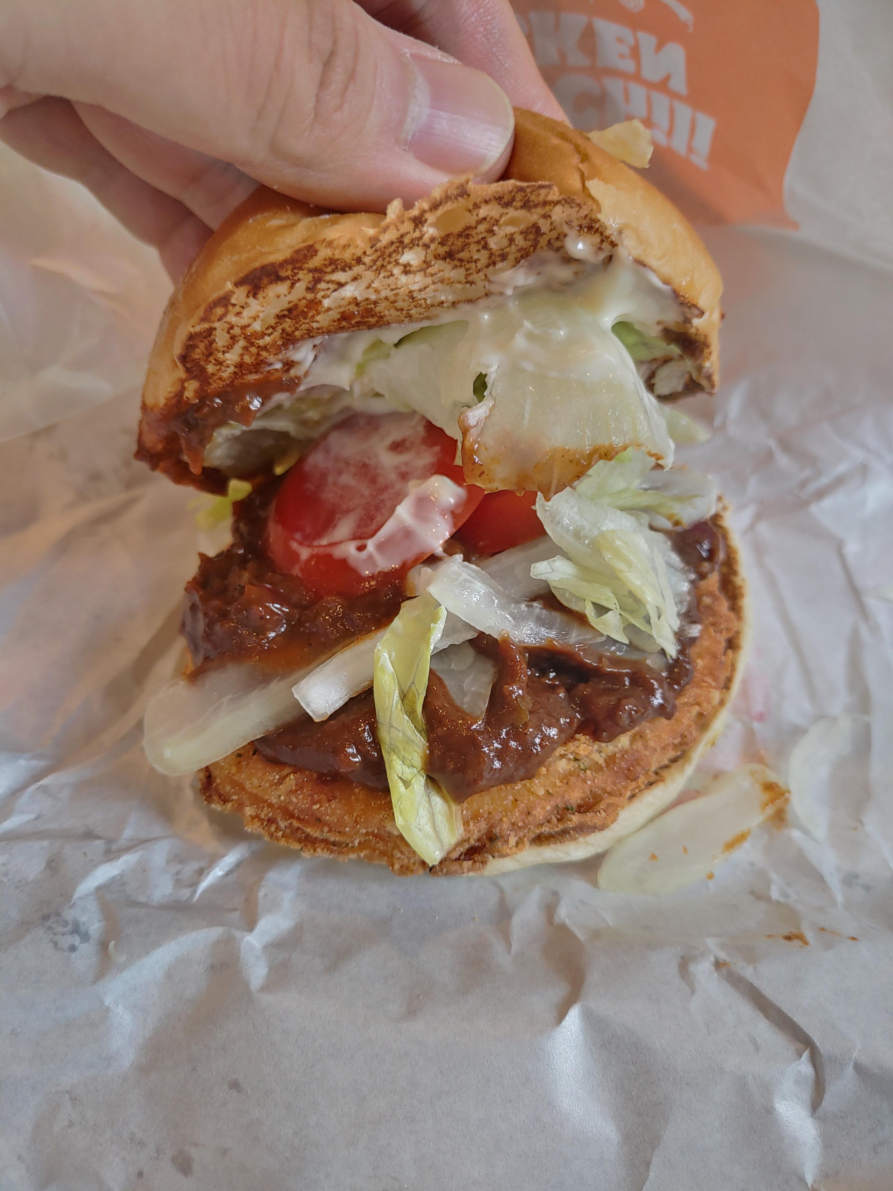 버거킹 텍사스 칠리치킨버거