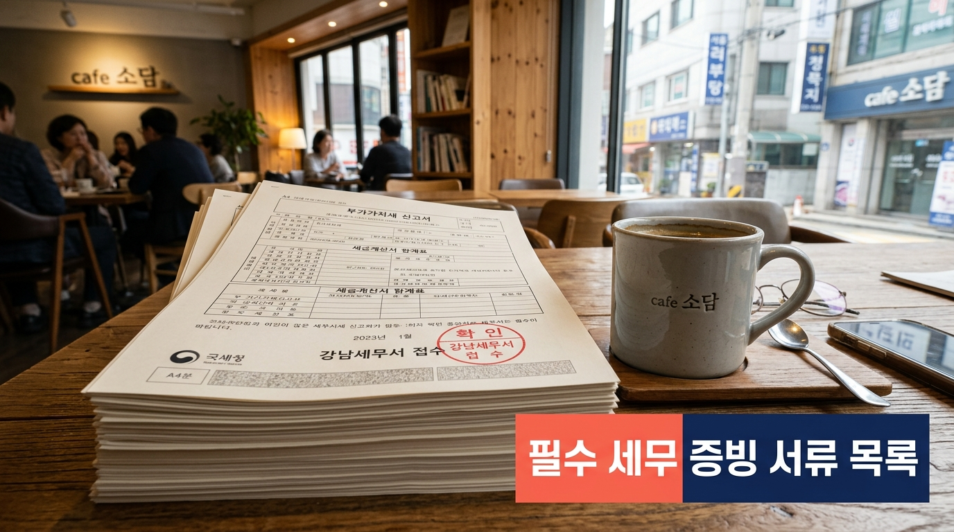 부가가치세 과세표준증명원 홈택스 발급 서류