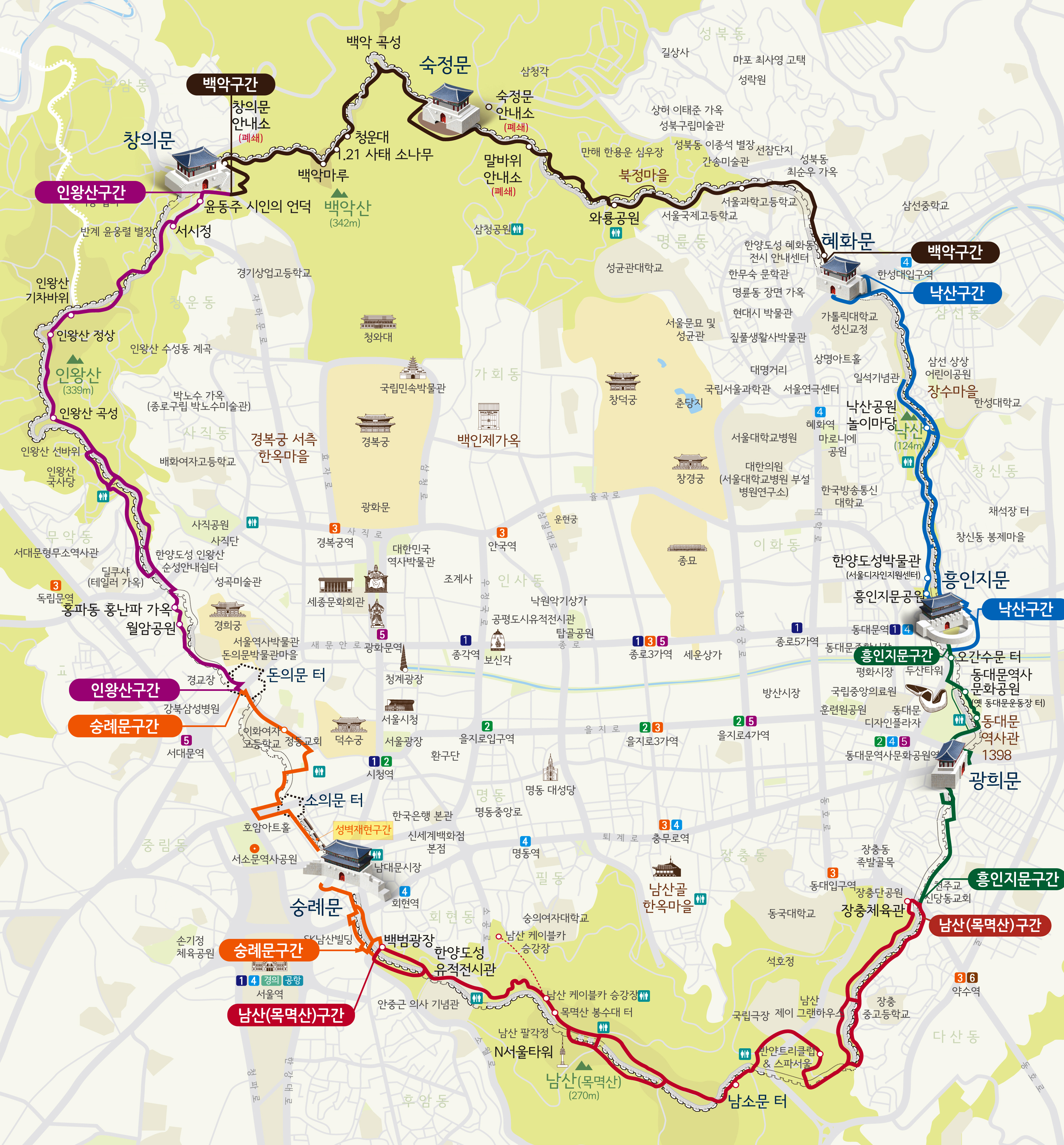 한양도성 스탬프 투어