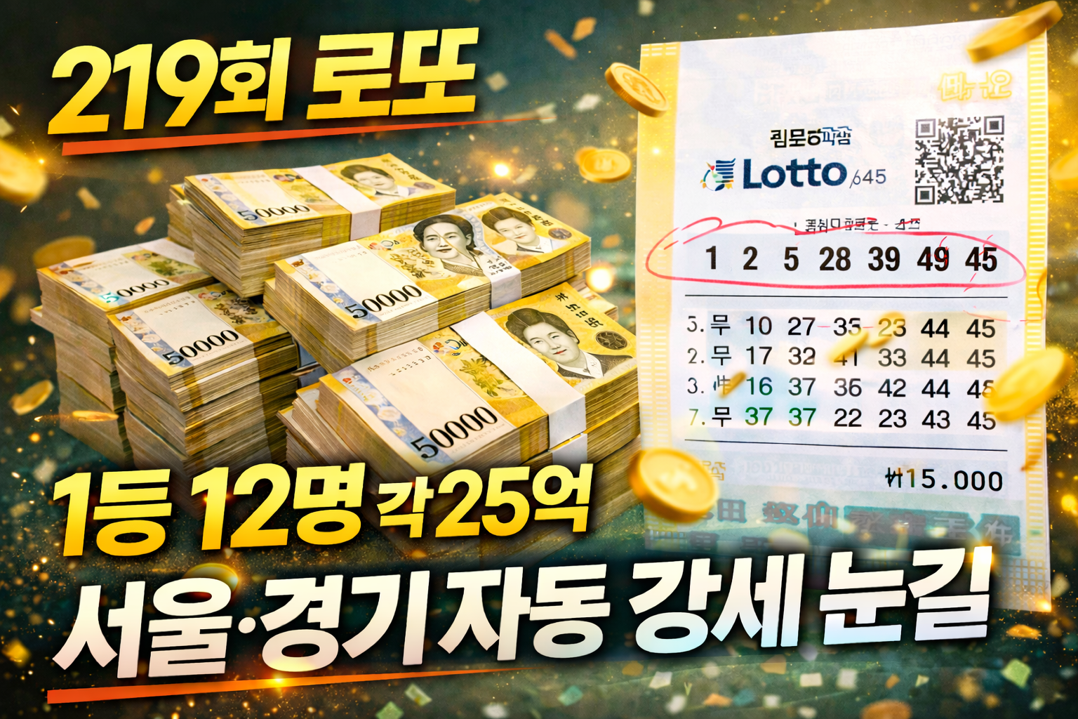 1219호 로또1등