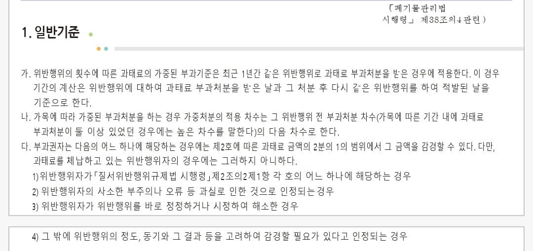 재활용품 분리배출 방법과 과태료, 분리수거신고 포상금