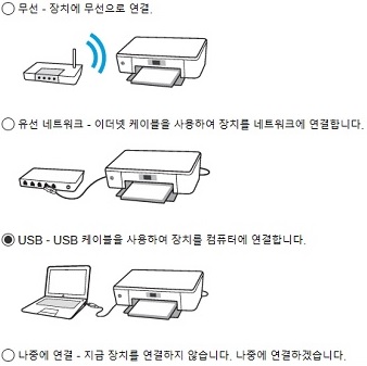 삼성프린터-연결종류