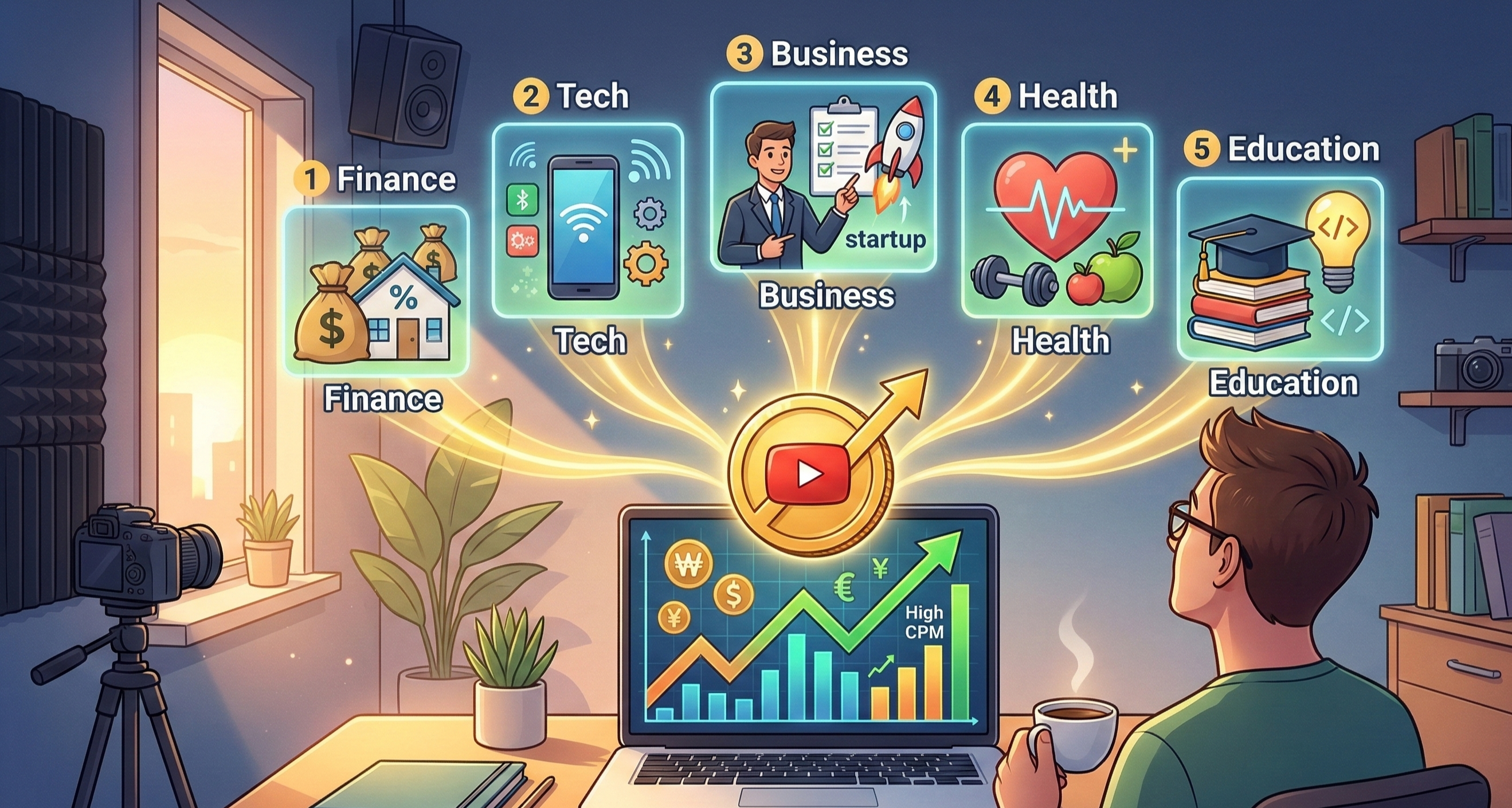 유튜브로 돈 벌기: 수익성 폭발하는 유망 카테고리 TOP 5 완전 분석 관련 이미지