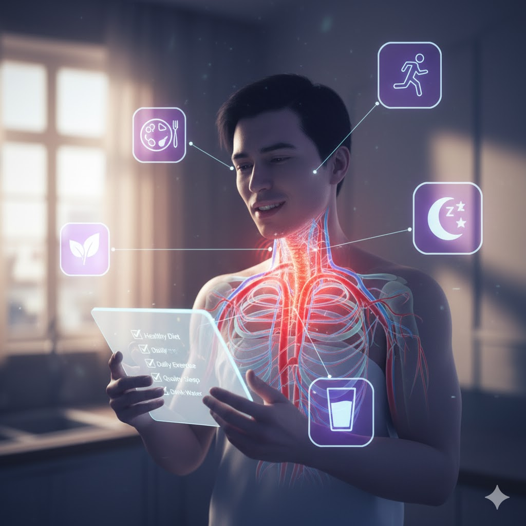 "혈관을 지키는 생활 습관 리스트