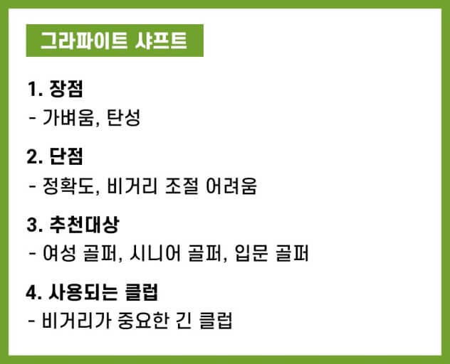 그라파이트 샤프트