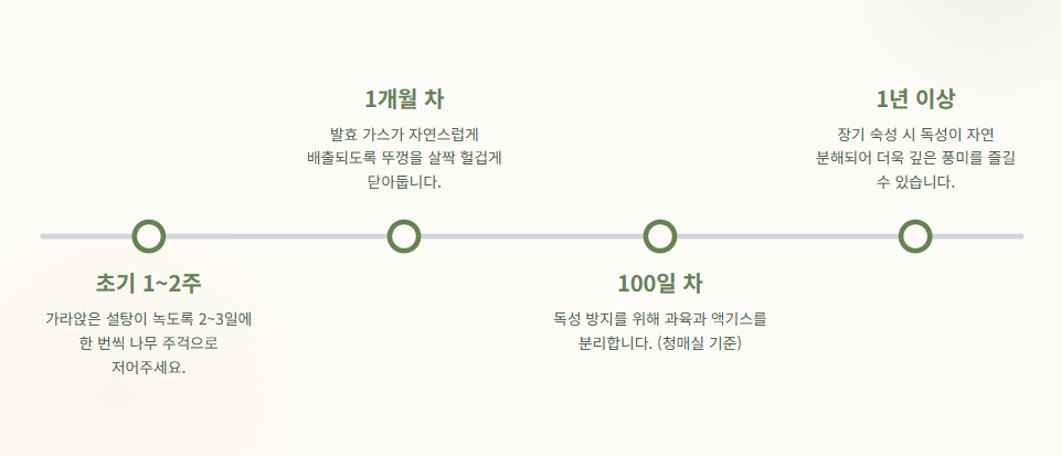매실청 담그는법