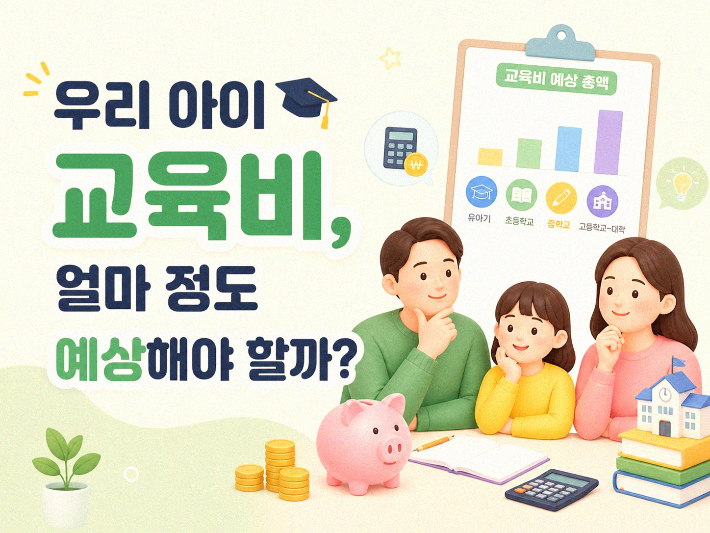 아이 교육비, 언제부터 얼마큼 모아야 할까