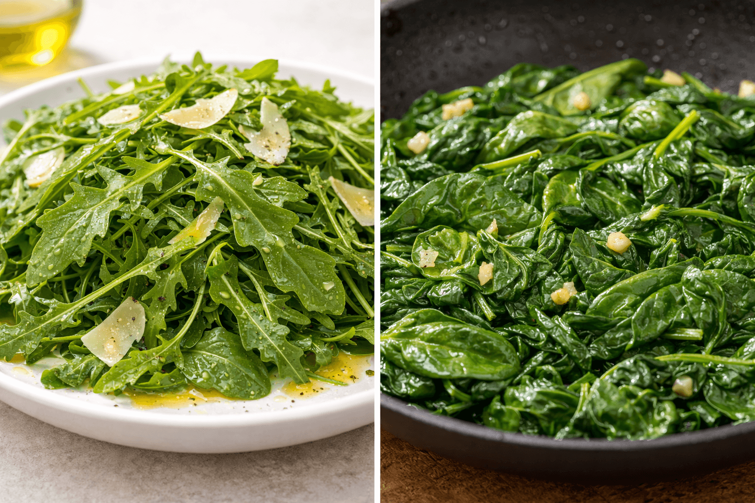 요리 활용도 비교: 생채소와 가열 조리