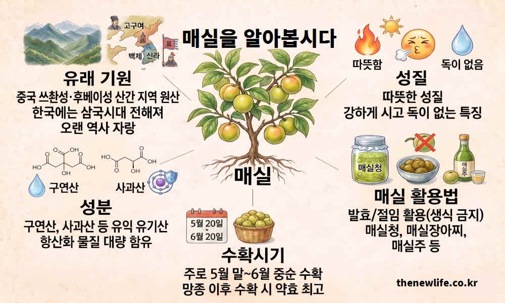 매실 효능 유래 기원