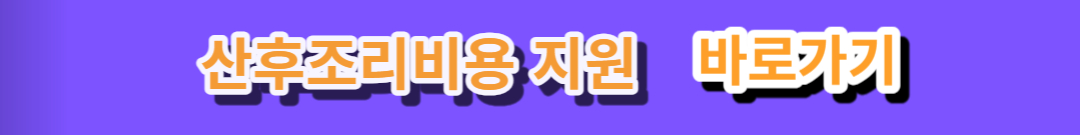 산후조리비용 지원