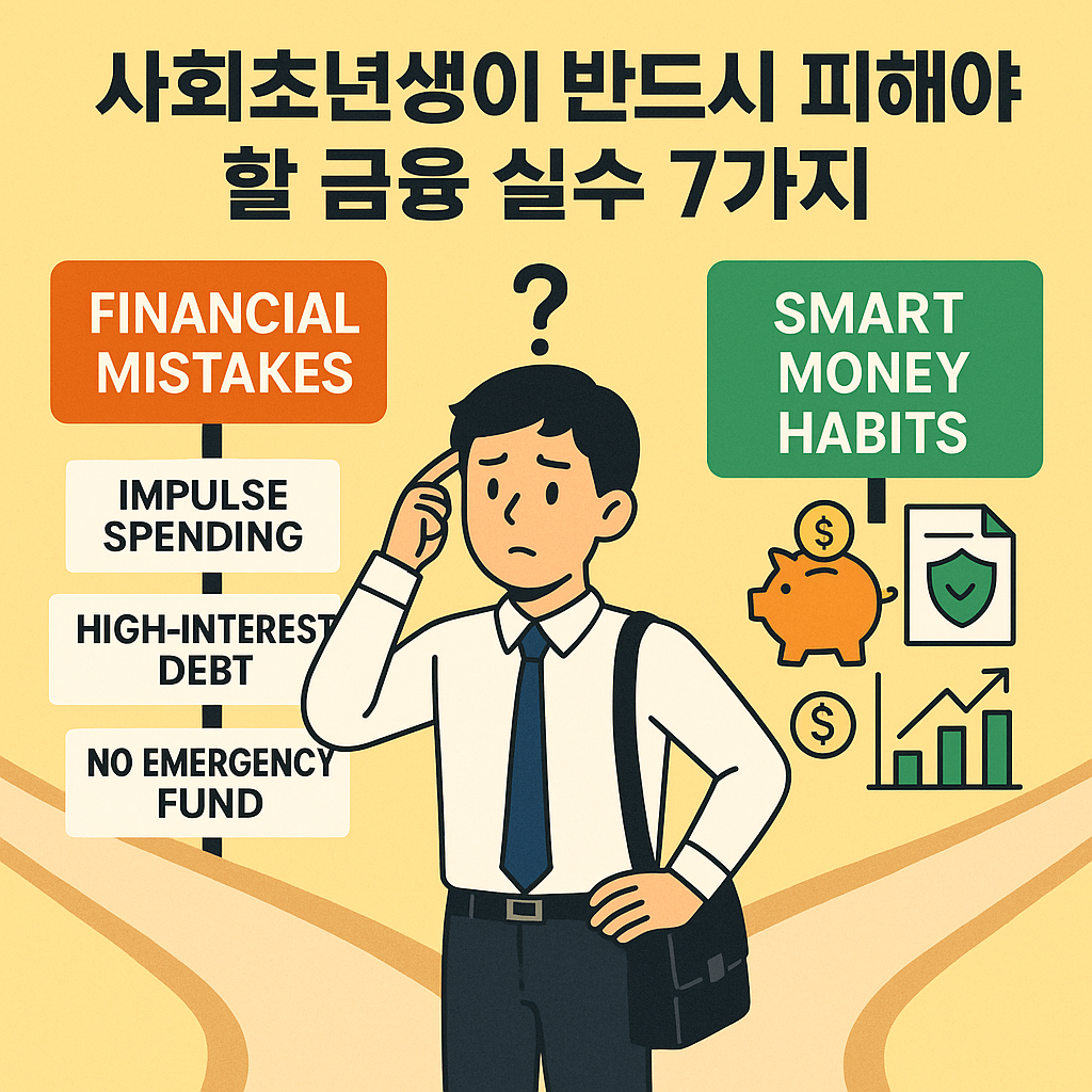 사회초년생이 반드시 피해야 할 금융 실수 7가지