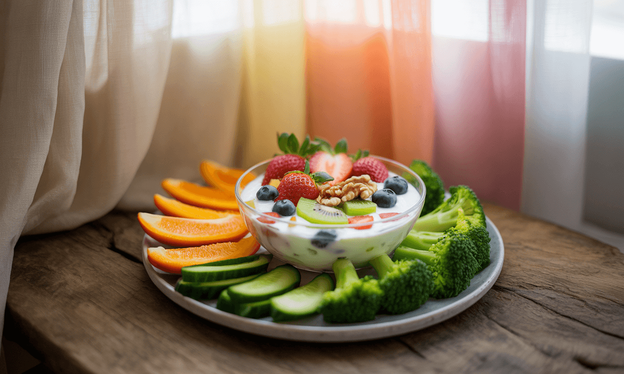 설사-멈추는-법-건강해-보이는-음식-모습