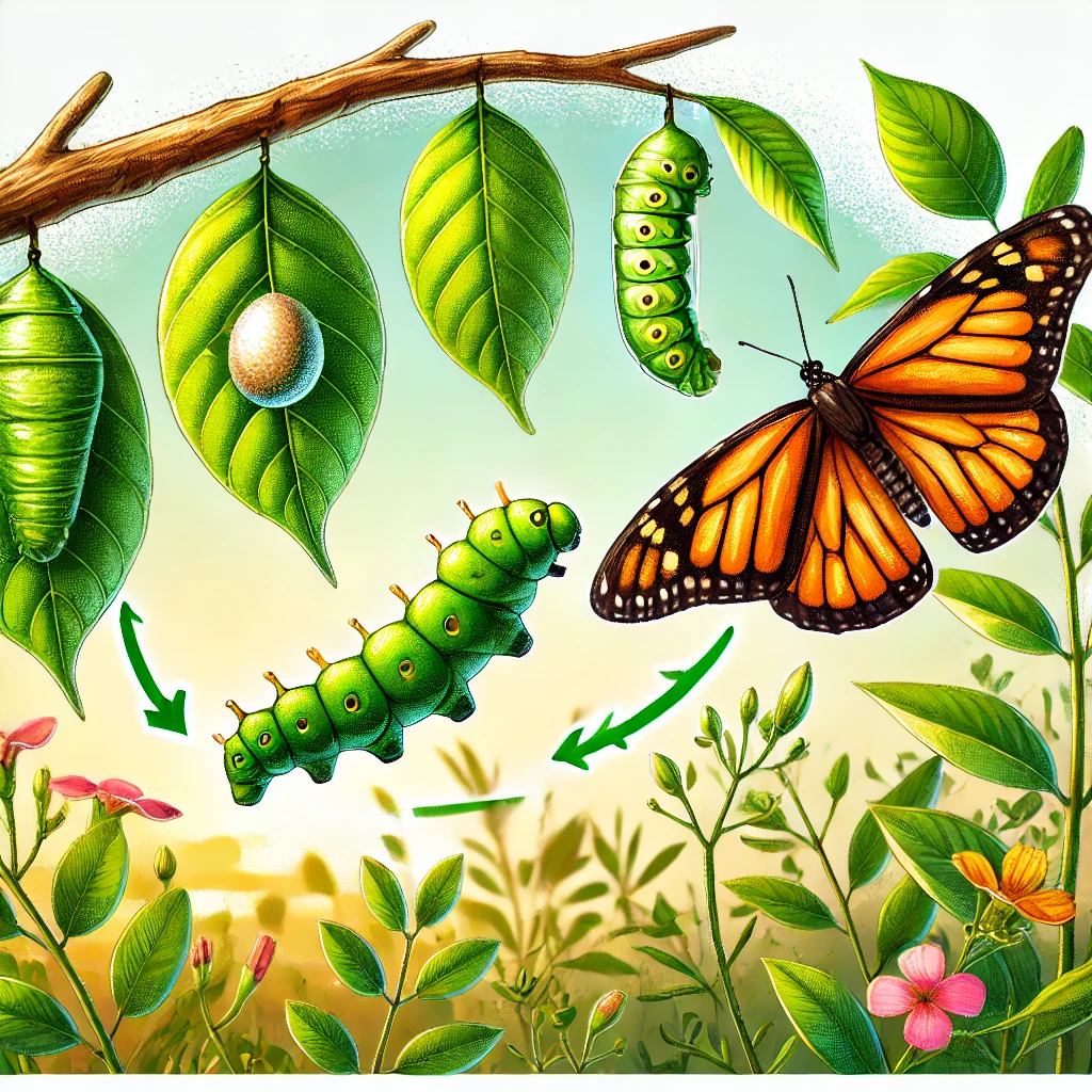 나비의 변태 과정