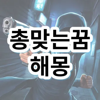 총맞는걸 본 꿈 다른 사람이 총에 맞아 죽는 꿈 사람들이 총맞아 죽는 꿈 해몽 풀이집_11