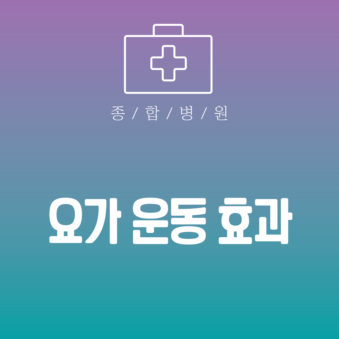 요가 운동 효과