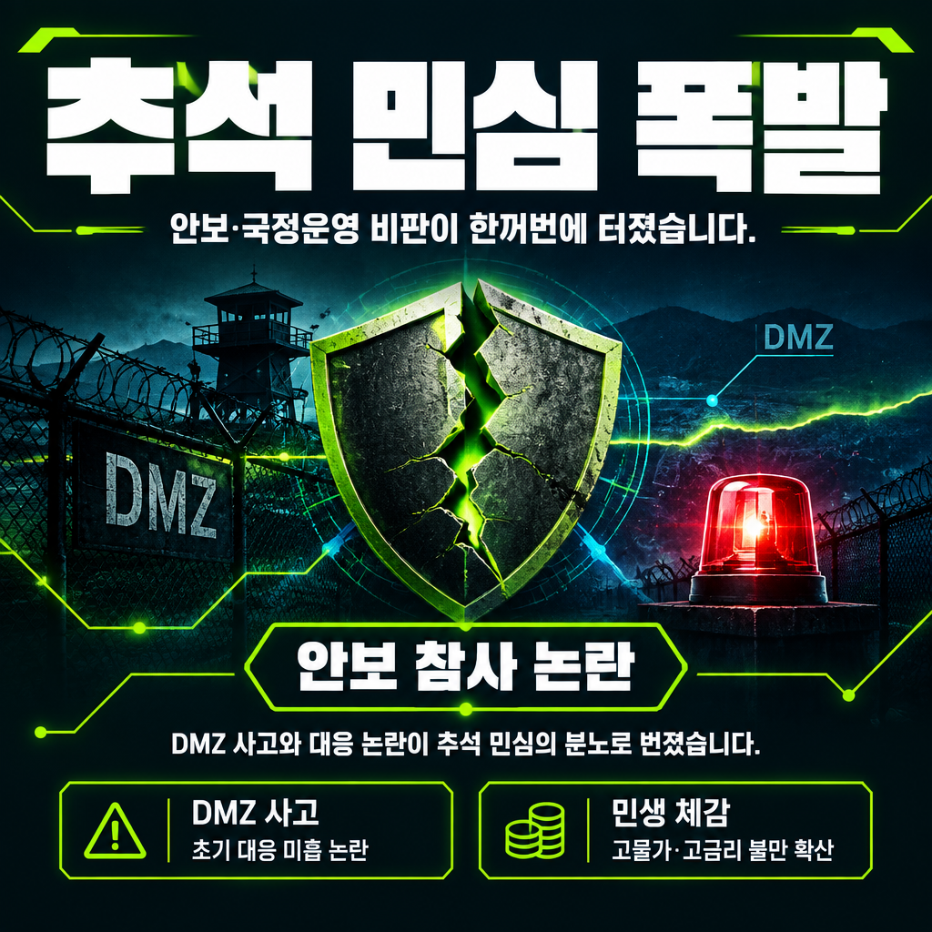 추석 민심 폭발
