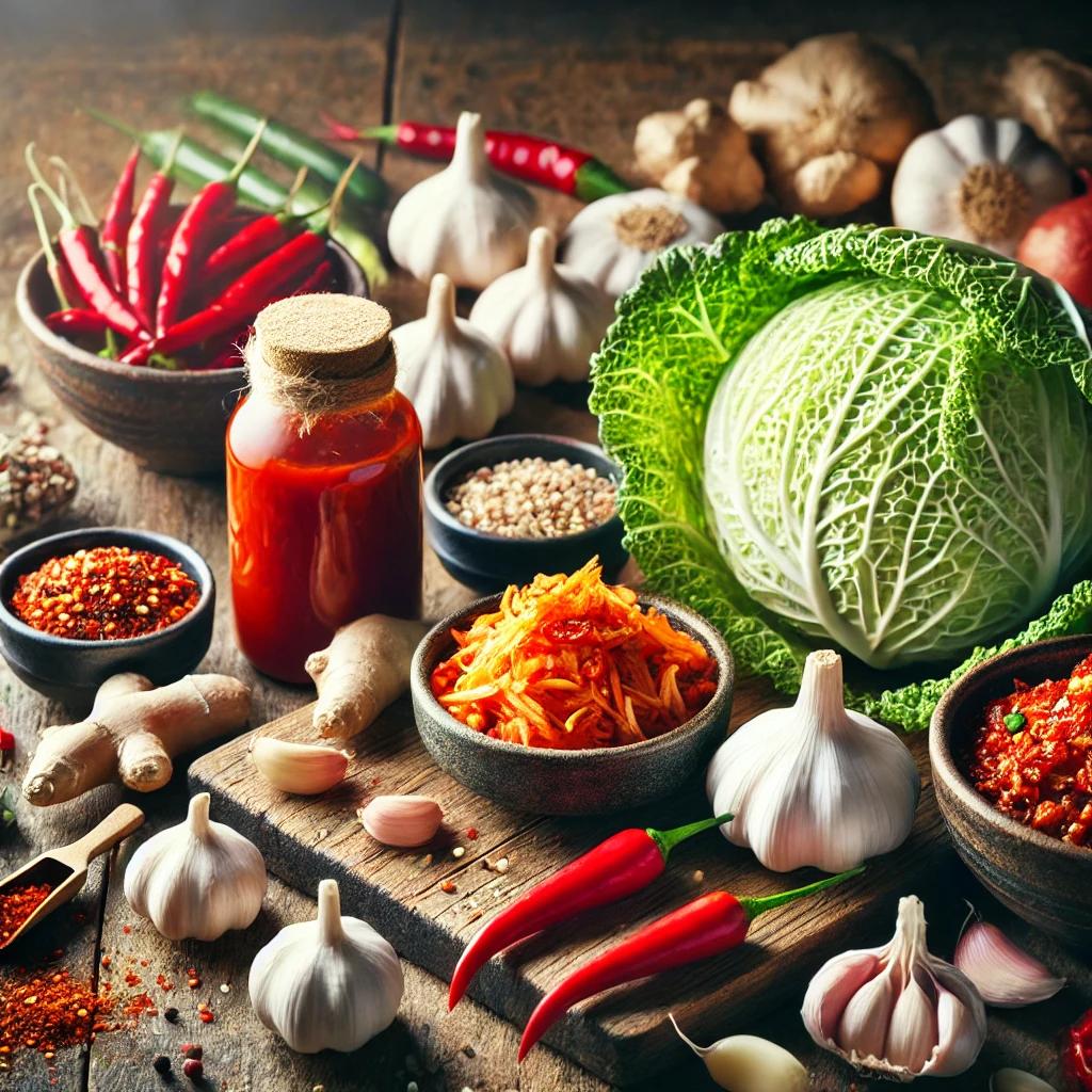 김장 양념 파김치