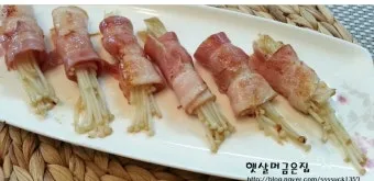 아이 버섯 먹이기 맛있게 레시피 팽이버섯 베이컨말이_12