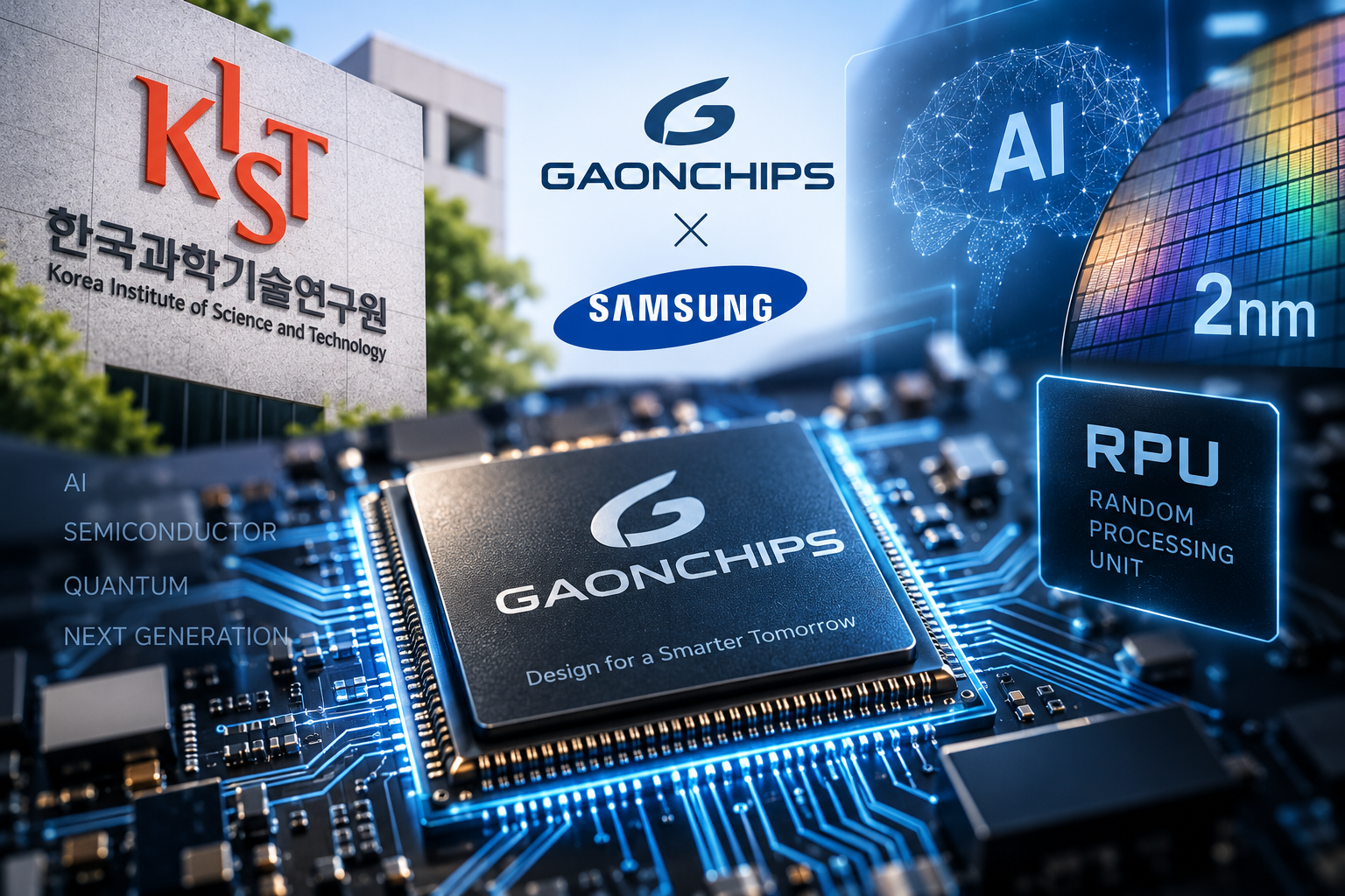 가온칩스 주가 전망 KIST RPU 삼성전자 2나노 AI 반도체