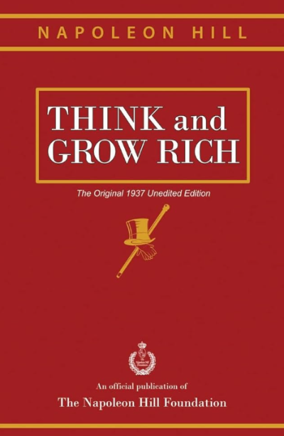 나폴레온 힐의 성공 자기계발서, Think and Grow Rich 원서 표지 이미지
