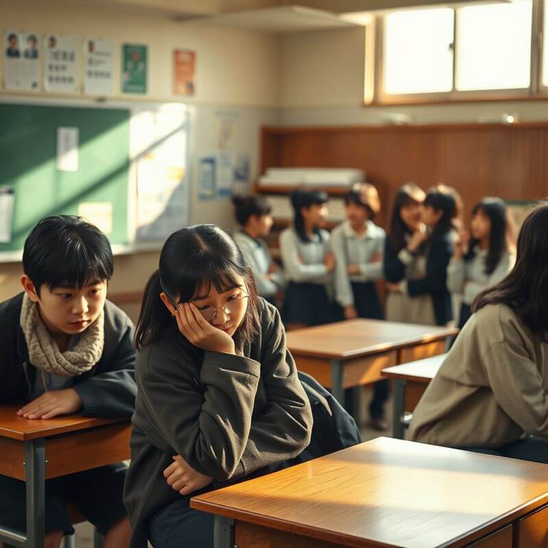 학교에서의 부적응이나 문제 학생 집단과의 관계