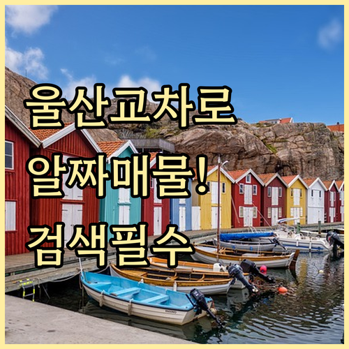 울산 교차로 부동산 지역 밀착형 매물..