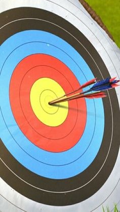 양궁-표적지-10점-만점-3발