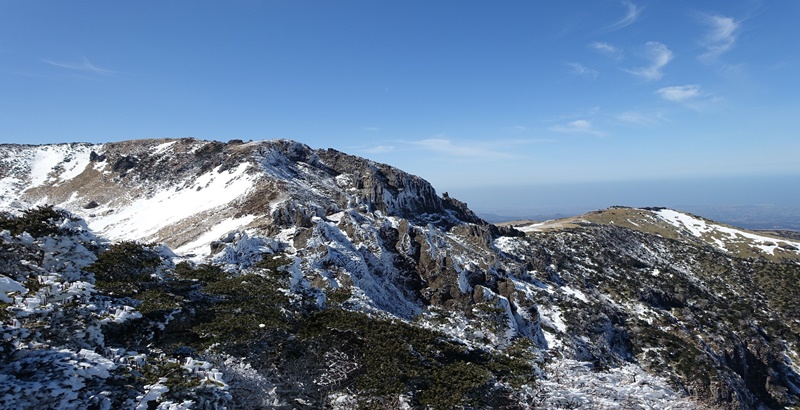 산 정상