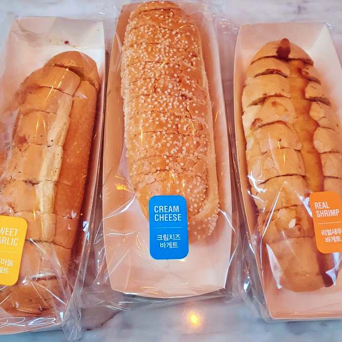 6시내고향 목포 새우바게트 마늘 크림치즈 바게트빵 맛집