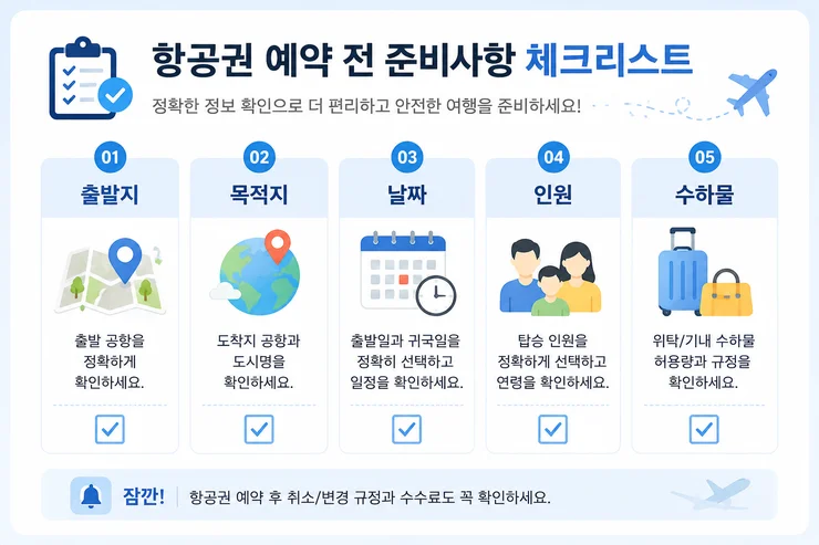 항공권 예약