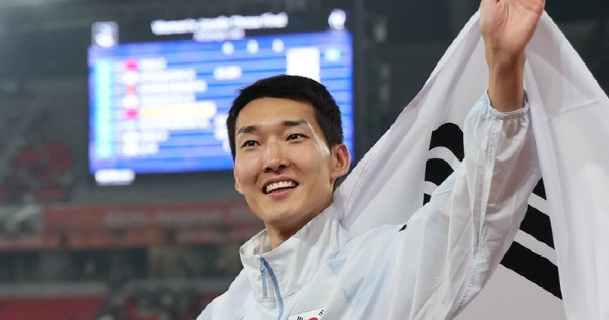 우상혁 높이뛰기 동메달