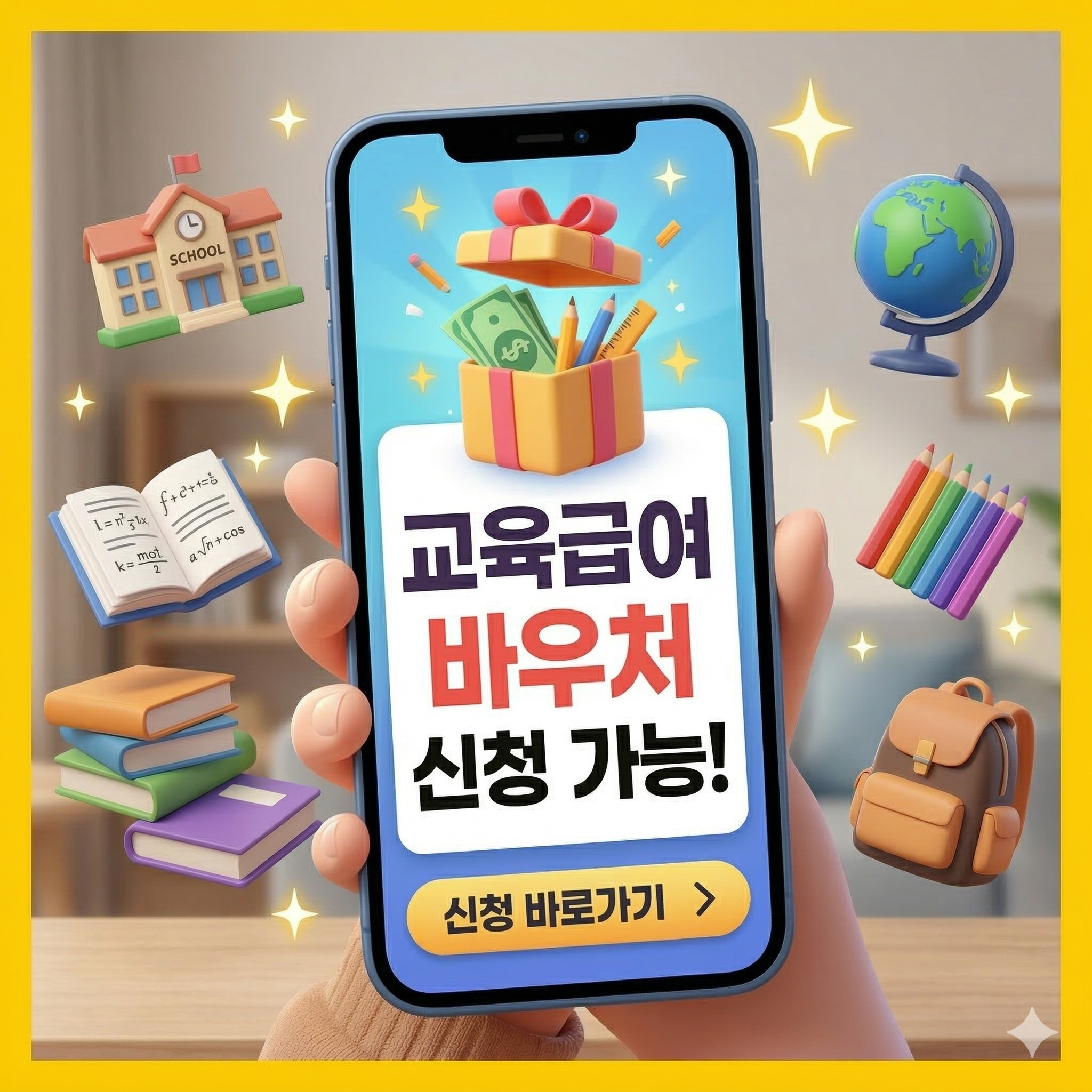 자녀 교육비 정부 지원 제도 교육급여바우처 신청하기