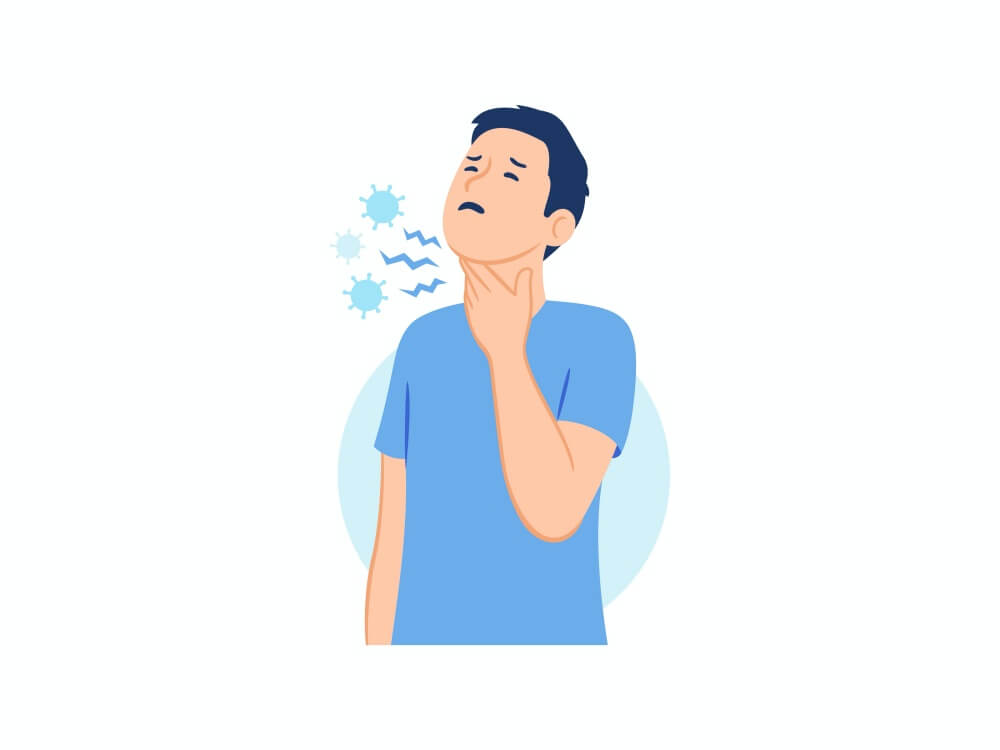 목통증을-호소하는-남성