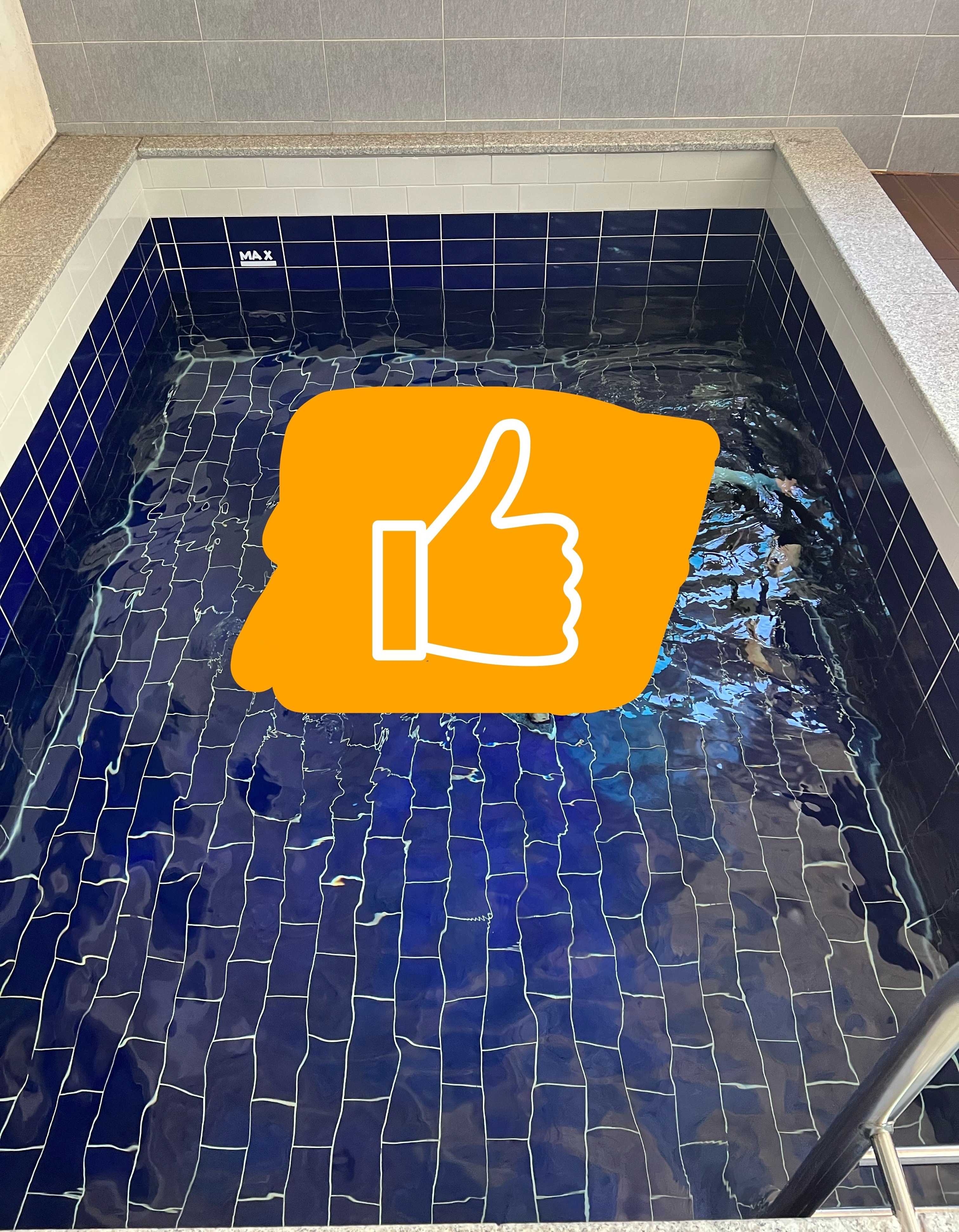 벤투스 풀빌라 내부 수영장 사진, 크고 깊습니다.