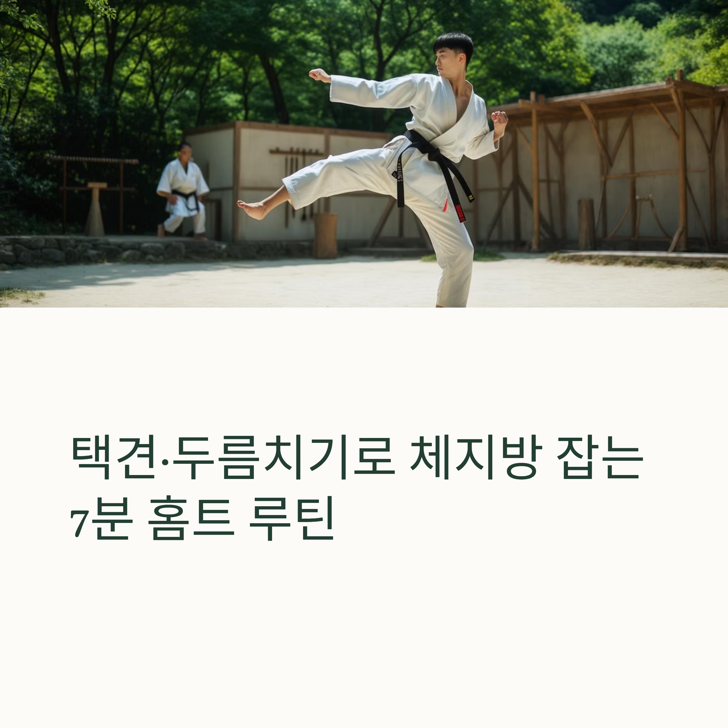 택견 두름치기 루틴