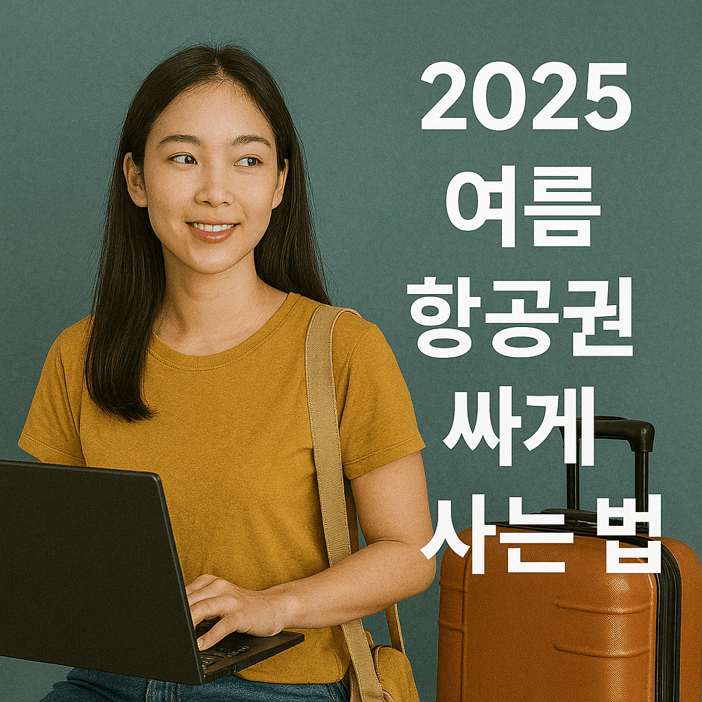 2025년 여름휴가 미리 준비하는 법 &ndash; 항공권 싸게 예약하는 꿀팁!