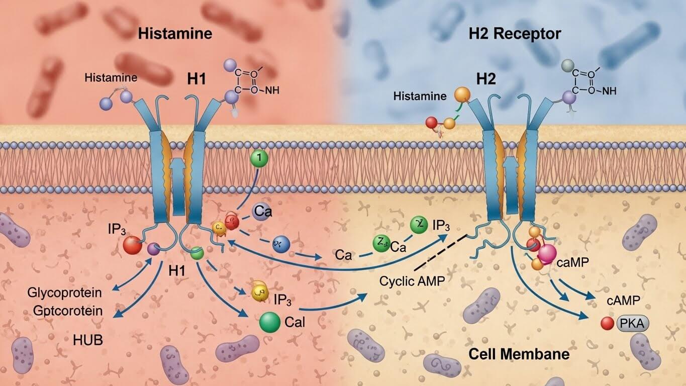히스타민 수용체의 조직별 발현 차이와 기능적 의미