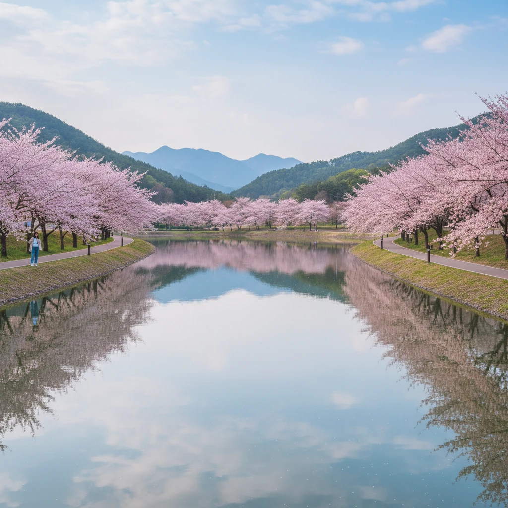고창 벚꽃 개화 예상일과 석정지구 축..