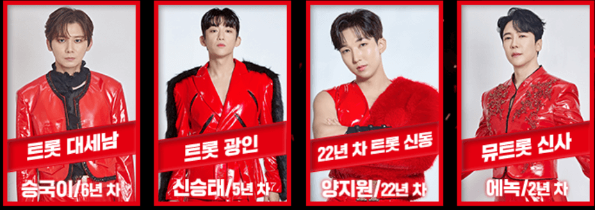 현역가왕2 출연진