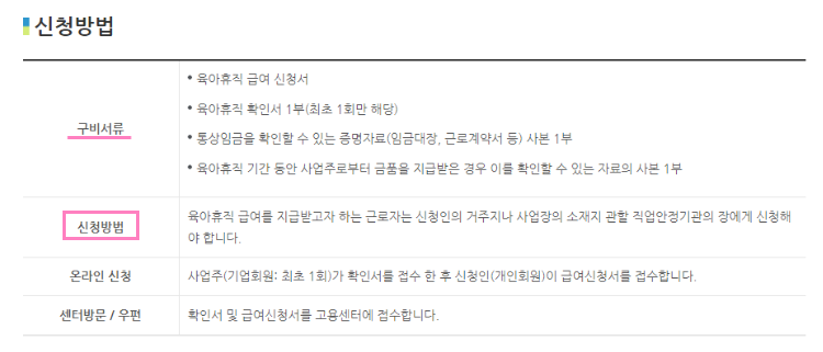 신생아특공 육아휴직유급기간1년6개월
