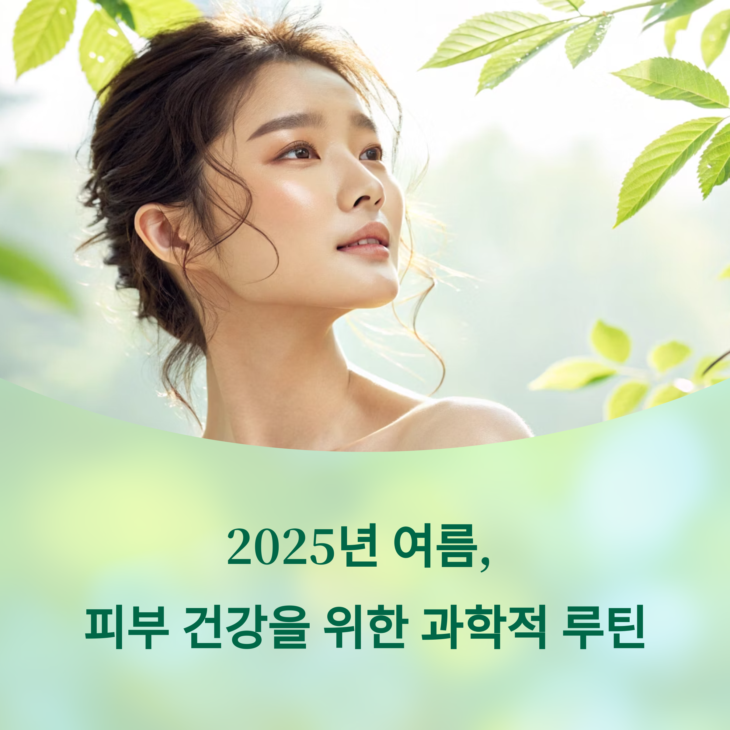 2025년 여름, 피부 건강 지키는 과학적 루틴 총정리