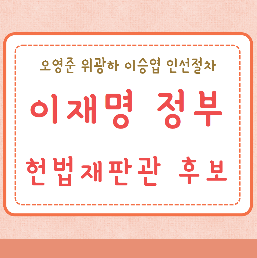 이재명 헌법재판관 후보