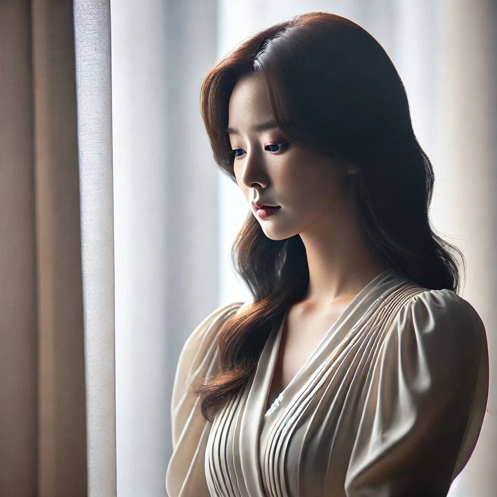 차분하고 감성적인 분위기 속에서 새로운 변화를 맞이하는 모습