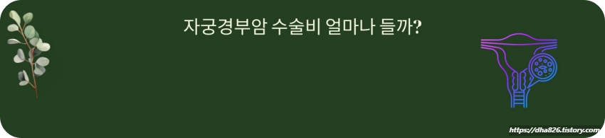 자궁경부암 치료비