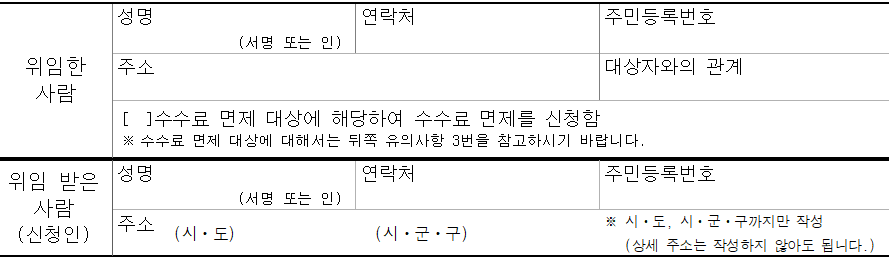 위임장-양식-위임장-요소