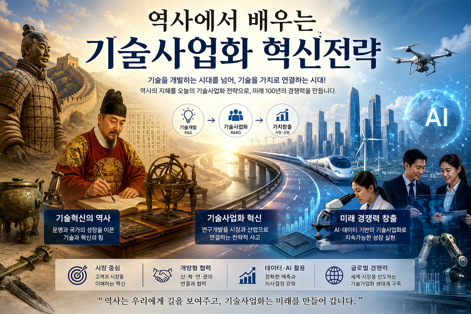 역사에서 배우는 기술사업화 혁신전략