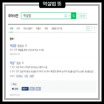 역설법 반어법 구분 사용 예시_10