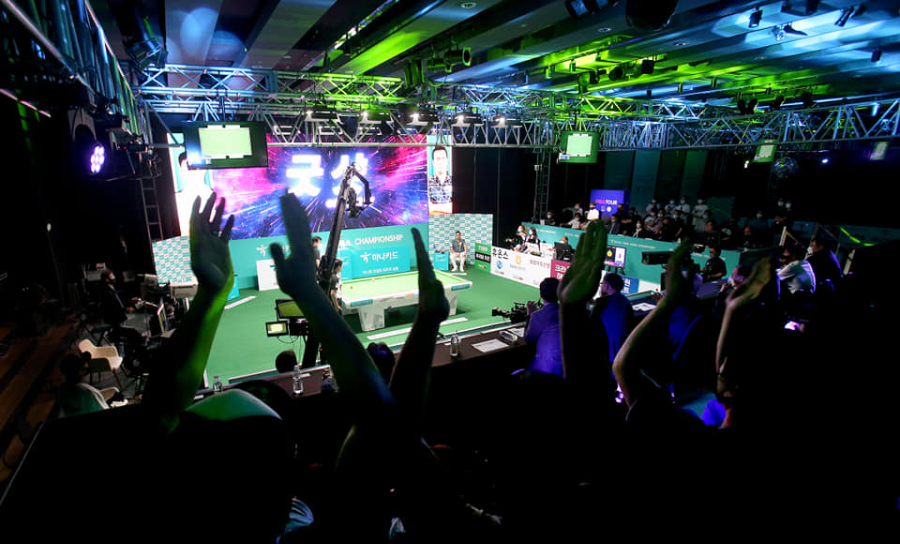 PBA 프로당구 경기장 모습