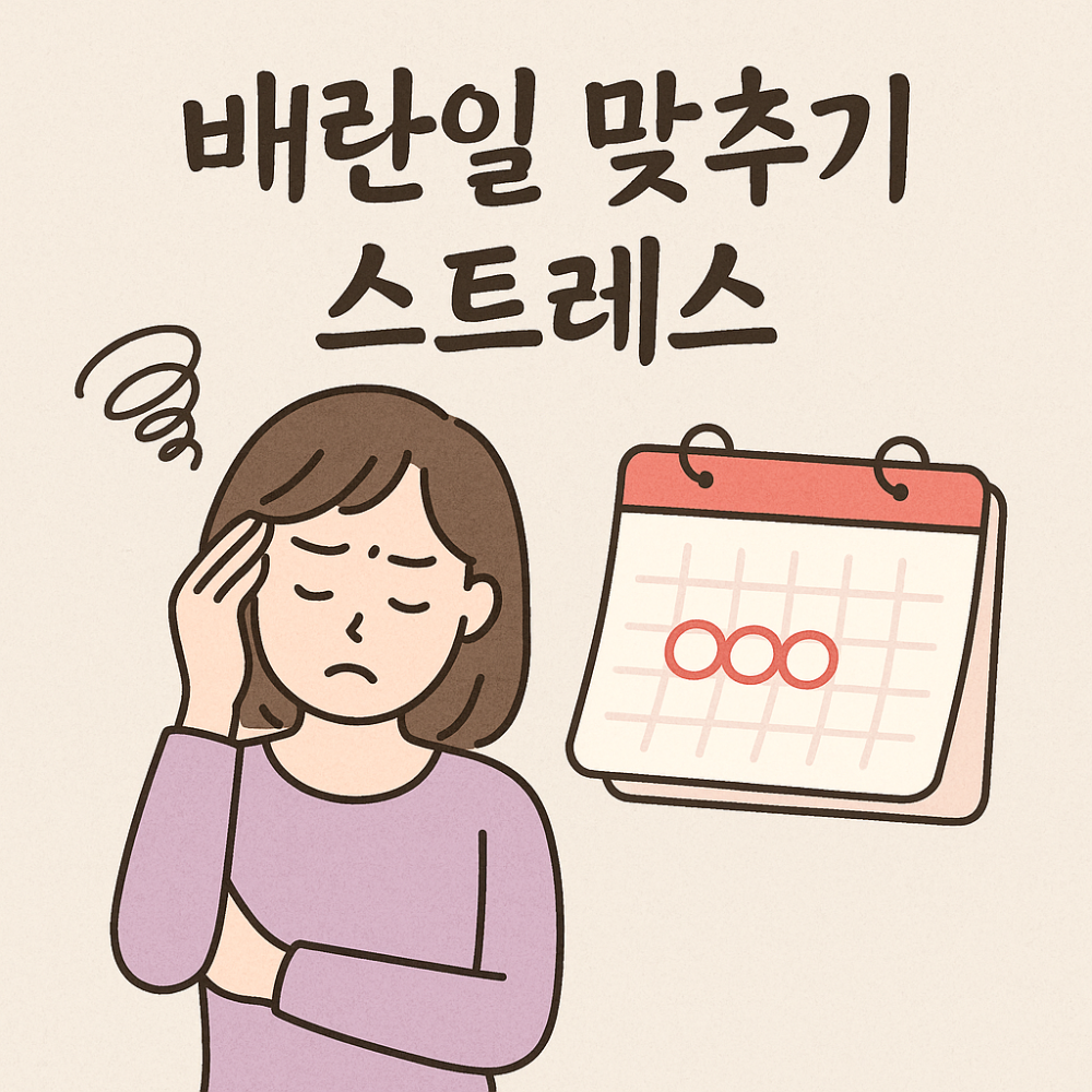 배란일 맞추기 스트레스 사진